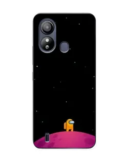 Чехол для ZTE Blade L220 с картинкой «Одинокий герой на планете» Чехол для ZTE Blade L220 с картинкой «Одинокий герой на планете»