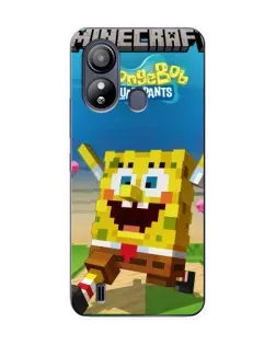 Чохол для ZTE Blade L220 з картинкою «Губка Боб Minecraft» Чохол для ZTE Blade L220 з картинкою «Губка Боб Minecraft»
