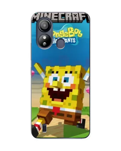 Чехол для ZTE Blade L220 с картинкой «Губка Боб Minecraft» Чехол для ZTE Blade L220 с картинкой «Губка Боб Minecraft»