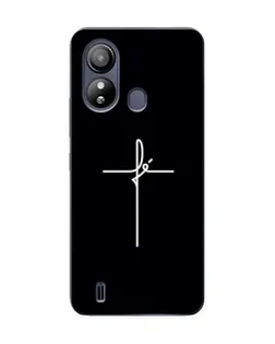 Чехол для ZTE Blade L220 с картинкой «Тонкий крест»