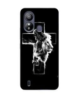 Чехол для ZTE Blade L220 с картинкой «Сияющий крест Jesus»