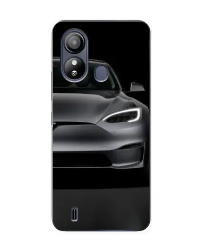 Чехол для ZTE Blade L220 с картинкой «Tesla Model S Look»
