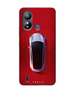 Чехол для ZTE Blade L220 с картинкой «Tesla Top View»