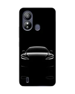 Чехол для ZTE Blade L220 с картинкой «Силуэт Tesla Night»