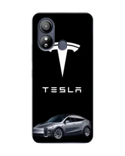 Чехол для ZTE Blade L220 с картинкой «Tesla Model Y»