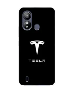 Чехол для ZTE Blade L220 с картинкой «Tesla White Logo» Чехол для ZTE Blade L220 с картинкой «Tesla White Logo»