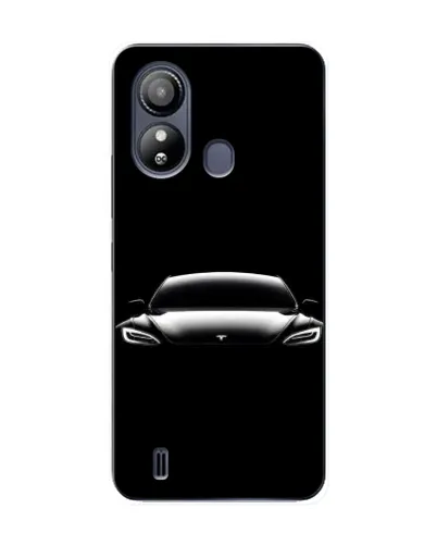 Чехол для ZTE Blade L220 с картинкой «Фары Tesla Night»