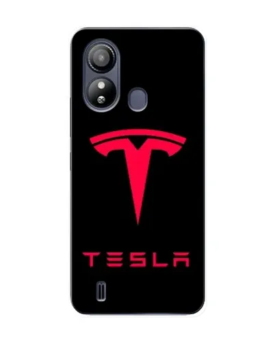 Чехол для ZTE Blade L220 с картинкой «Tesla Red Logo»