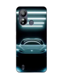 Чехол для ZTE Blade L220 с картинкой «Tesla в неоне» Чехол для ZTE Blade L220 с картинкой «Tesla в неоне»