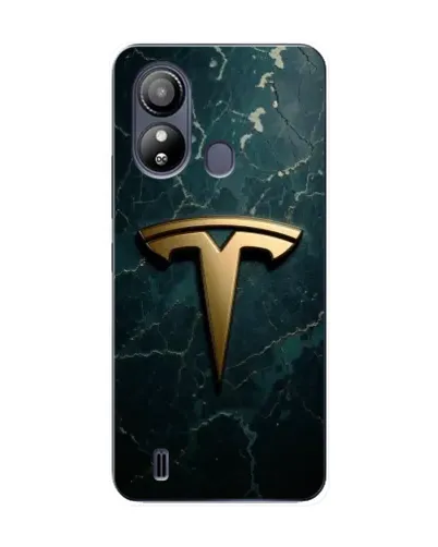Чехол для ZTE Blade L220 с картинкой «Мраморная Tesla Gold»