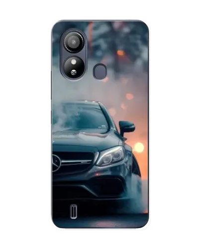 Чехол для ZTE Blade L220 с картинкой «Mercedes — ночной город»