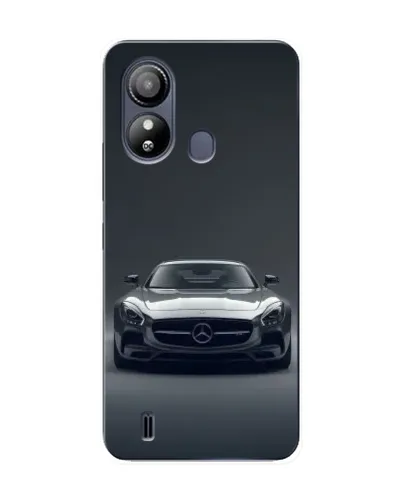 Чехол для ZTE Blade L220 с картинкой «Mercedes на черном»