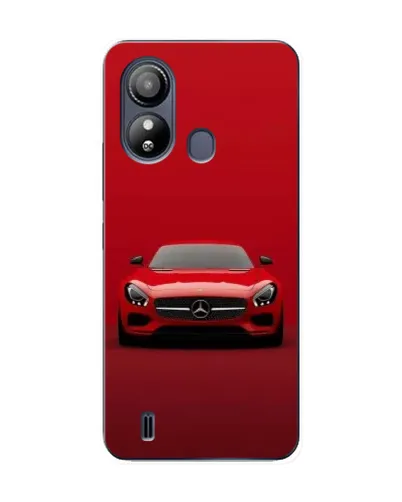 Чехол для ZTE Blade L220 с картинкой «Красный Mercedes AMG»