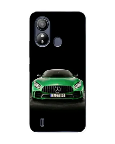 Чехол для ZTE Blade L220 с картинкой «Mercedes — неоновый лого»