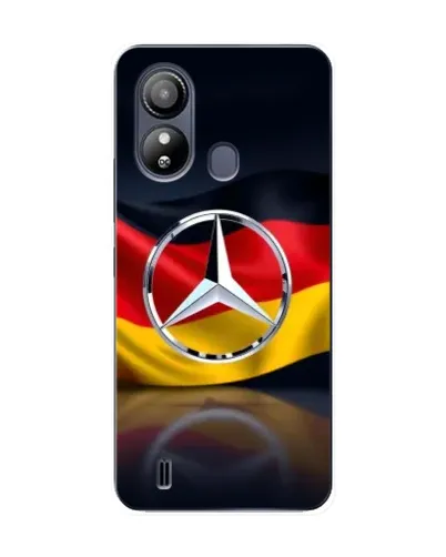 Чехол для ZTE Blade L220 с картинкой «Mercedes — флаг Германии»