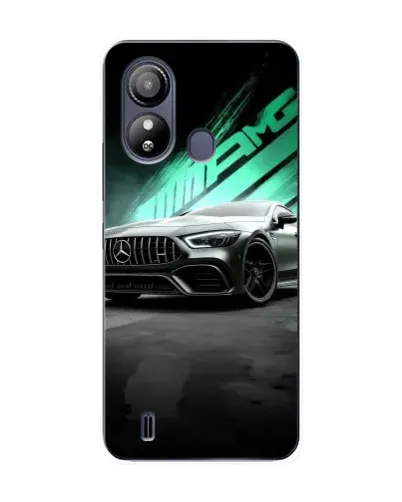 Чехол для ZTE Blade L220 с картинкой «Темный Mercedes AMG»