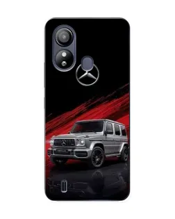 Чехол для ZTE Blade L220 с картинкой «Mercedes G-Class красный»