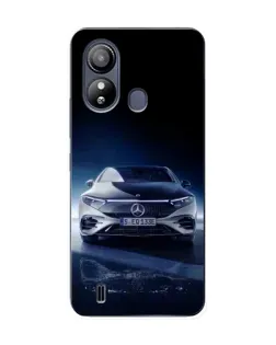 Чехол для ZTE Blade L220 с картинкой «Ночной Mercedes EQ»