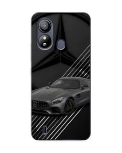 Чехол для ZTE Blade L220 с картинкой «Mercedes AMG — графика»