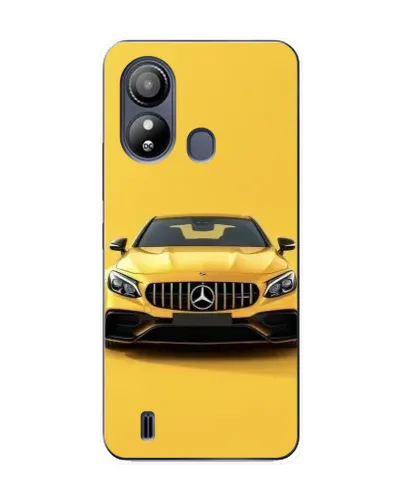 Чехол для ZTE Blade L220 с картинкой «Желтый Mercedes GT»
