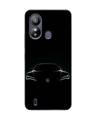 Чехол для ZTE Blade L220 с картинкой «Mercedes — силуэт авто» Чехол для ZTE Blade L220 с картинкой «Mercedes — силуэт авто»