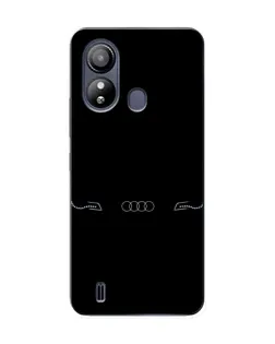 Чехол для ZTE Blade L220 с картинкой «Audi — световой подпись»