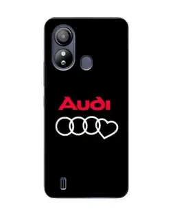 Чехол для ZTE Blade L220 с картинкой «Логотип Audi Heart»