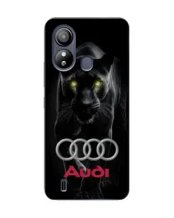 Чехол для ZTE Blade L220 с картинкой «Пантера и Audi»