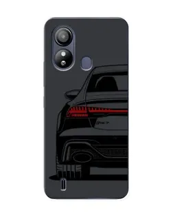 Чехол для ZTE Blade L220 с картинкой «Задняя часть Audi — арт»