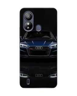 Чехол для ZTE Blade L220 с картинкой «Audi — ночное отражение»