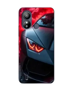 Чехол для ZTE Blade L220 с картинкой «Lamborghini красное сияние»