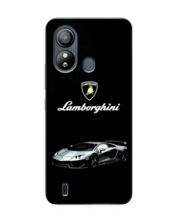 Чехол для ZTE Blade L220 с картинкой «Логотип Lamborghini классика»