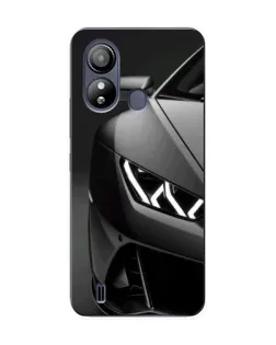 Чехол для ZTE Blade L220 с картинкой «Lamborghini фары детализация»