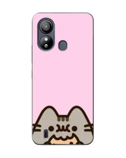 Чехол для ZTE Blade L220 с картинкой «Pusheen и печенье»