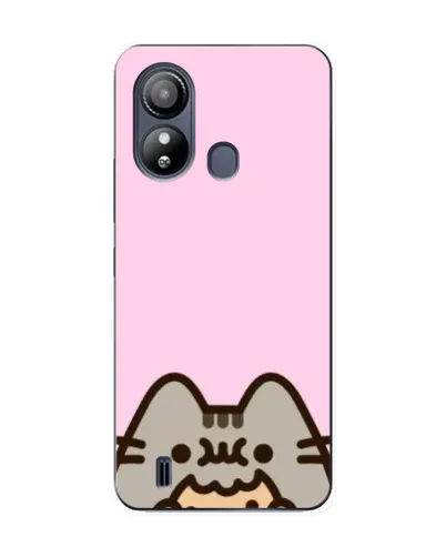 Чехол для ZTE Blade L220 с картинкой «Pusheen и печенье»