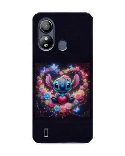 Чехол для ZTE Blade L220 с картинкой «Stitch в цветах» Чехол для ZTE Blade L220 с картинкой «Stitch в цветах»