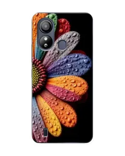 Чехол для ZTE Blade L220 с картинкой «Радужный цветок»