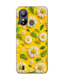 Чехол для ZTE Blade L220 с картинкой «Ромашковое солнце»