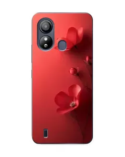 Чехол для ZTE Blade L220 с картинкой «Маковые соцветия»