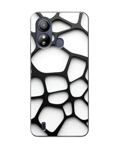 Чехол для ZTE Blade L220 с картинкой «Белая объемная сетка» Чехол для ZTE Blade L220 с картинкой «Белая объемная сетка»