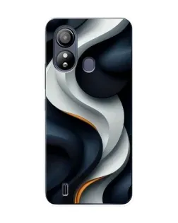Чохол для ZTE Blade L220 з картинкою «Об'ємні чорно-білі стрічки» Чохол для ZTE Blade L220 з картинкою «Об'ємні чорно-білі стрічки»