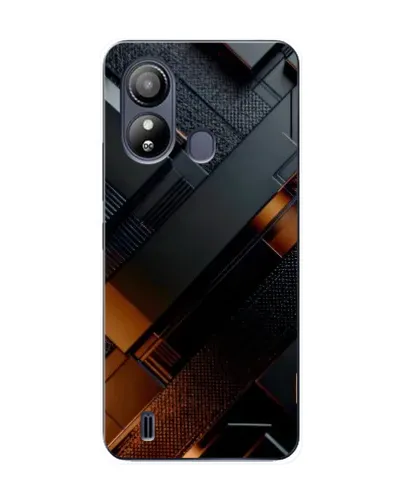 Чехол для ZTE Blade L220 с картинкой «Черные геометрические блоки» Чехол для ZTE Blade L220 с картинкой «Черные геометрические блоки»