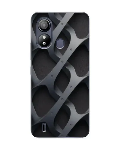 Чехол для ZTE Blade L220 с картинкой «Объемное серое плетение» Чехол для ZTE Blade L220 с картинкой «Объемное серое плетение»