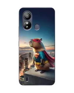 Чехол для ZTE Blade L220 с картинкой «Капи-мен супергерой»