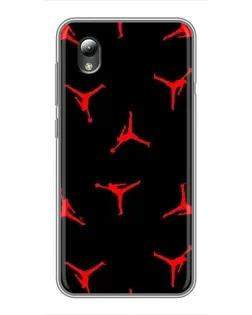 Чехол для ZTE Blade L8 с картинкой «Jordan Red Pattern»