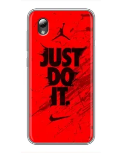 Чехол для ZTE Blade L8 с картинкой «Nike Just Do It»