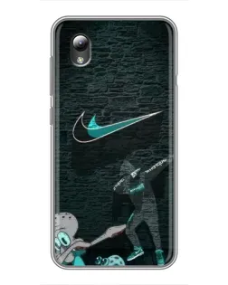 Чехол для ZTE Blade L8 с картинкой «Спортивный арт Nike»