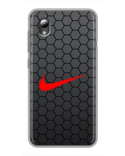 Чехол для ZTE Blade L8 с картинкой «Nike — карбоновая сетка»