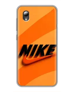 Чехол для ZTE Blade L8 с картинкой «Оранжевый драйв Nike»