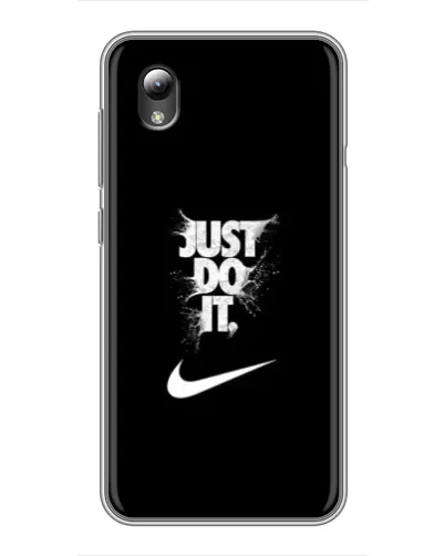 Чехол для ZTE Blade L8 с картинкой «Текстовый принт Nike»